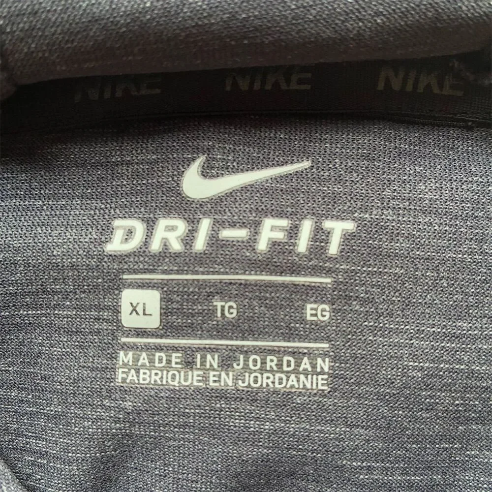 Nike Kids' Dri-FIT Pullover Hoodie Gray XL Long Sleeve Sports Casual